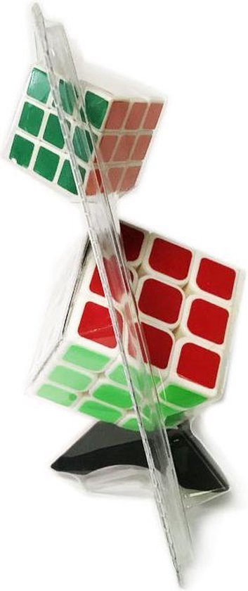 Thumbnail van een extra afbeelding van het spel Breinbreker Kubus 2 in 1 PACK - Cube 3x3x3 5.6CM