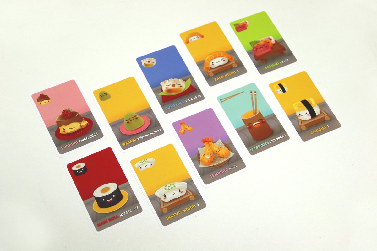 White Goblin Games - Sushi Go! - Kaartspel - 2 tot 5 spelers - 15 minuten - Vanaf 8 jaar - Snel spel — afbeelding 18