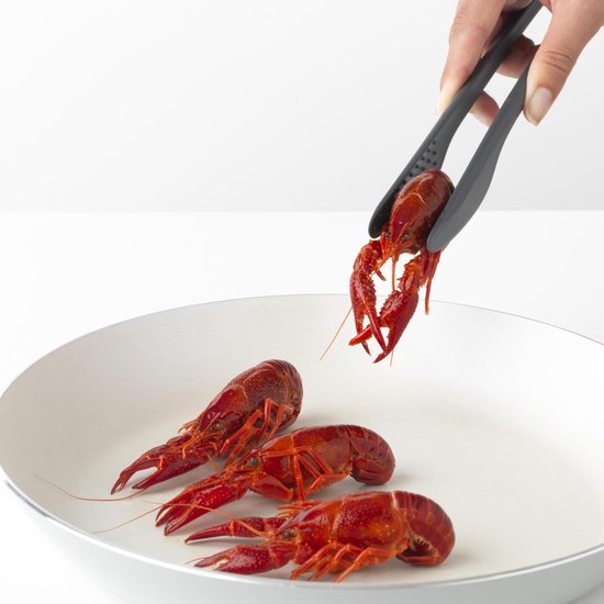 Brabantia Tasty+ pince de cuisine et outil pour servir - Granite Grey