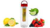 Waterfles met fruitfilter- Fruit Infuser- Waterbottle- Water Infuser- BPA Vrij- Drinkfles- Draagbare Drinkfles- 700ML- Sportfles- Plastic fles- Fruitwater fles- Rood