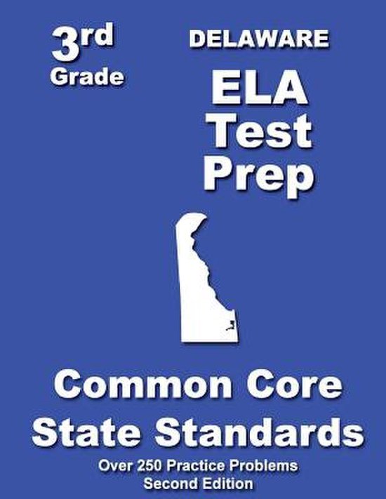 Delaware 3rd Grade Ela Test Prep - cover