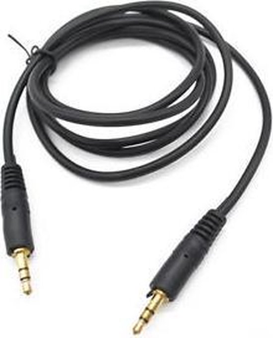 Audio AUX kabel male-male 1m | bol.com