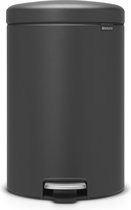 Brabantia NewIcon Prullenbak - 20 liter - Mineral Infinite Grey