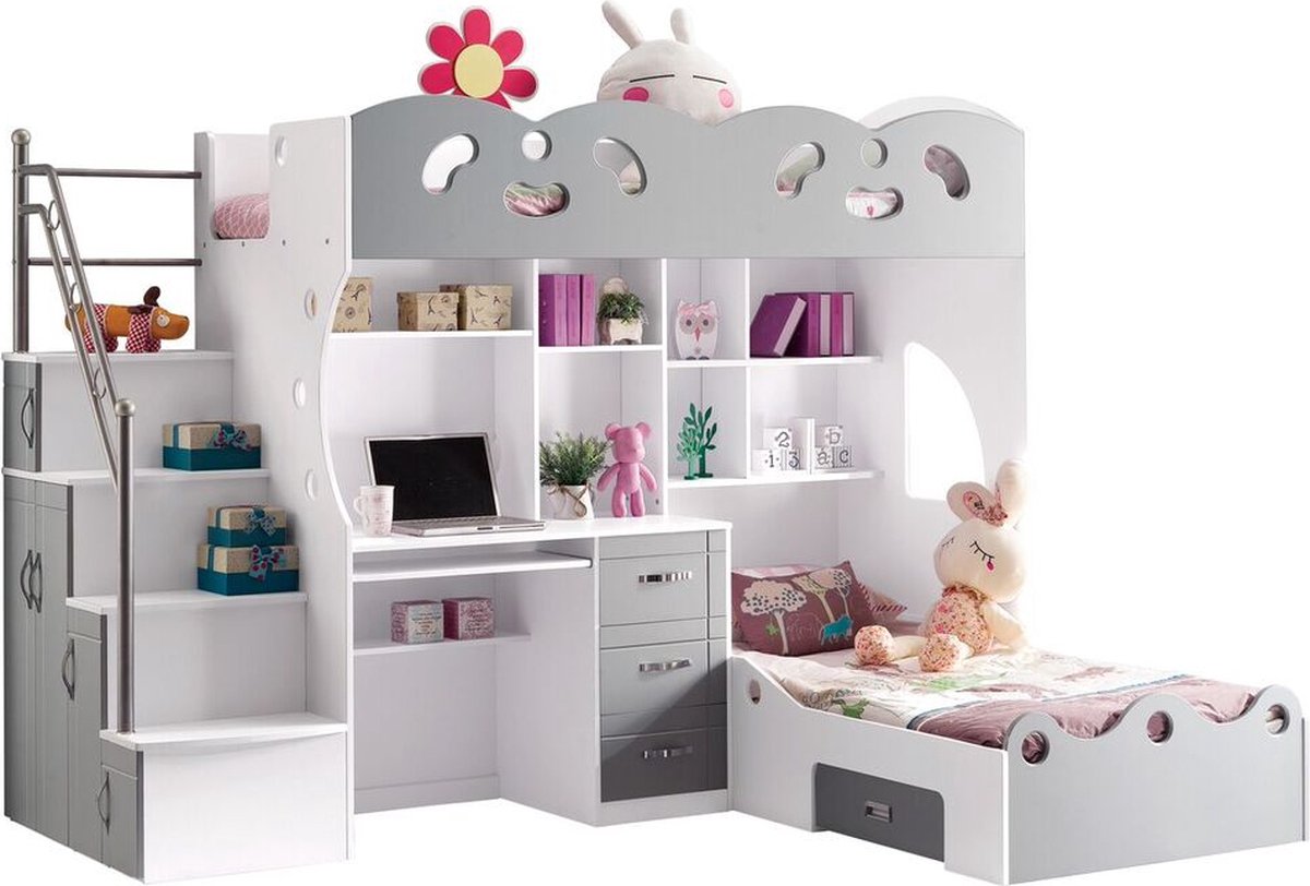 Stapelbed Stapelbed Coco met Bureau - afbeelding 2