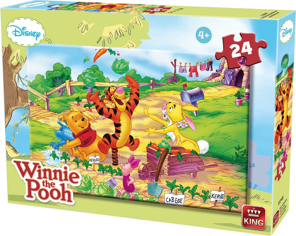 Afbeelding van product King Legpuzzel Winnie The Pooh 24 Stukjes
