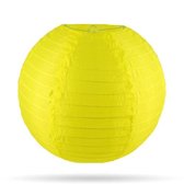 Nylon lampionnen - geel - 10 stuks - 25cm - zonder verlichting - voor buiten