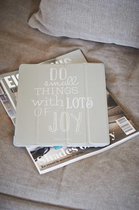 Rivièra Maison Lots of Joy - Tablethoes - Voor iPad 2,3,4 - Grijs
