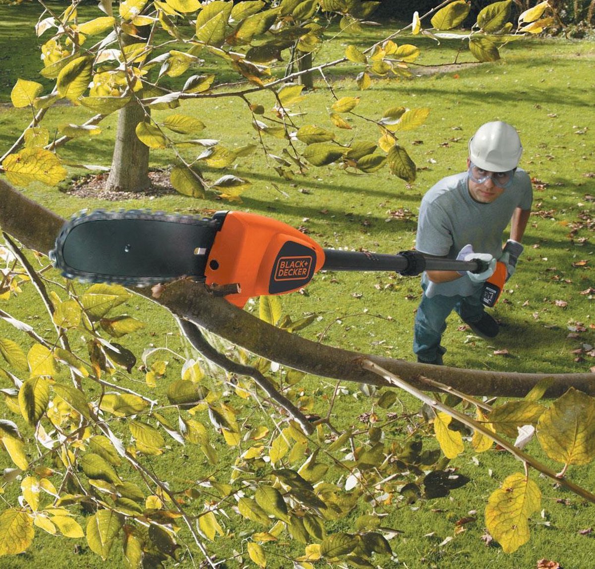 BLACK+DECKER Lichtgewicht Lithium takkenzaag 18V. 2.0Ah. 20cm zwaardlengte. autonomie: 100x3.5cm thumbnail 5