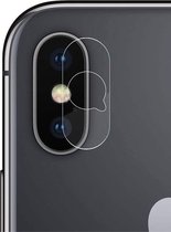 DrPhone - iPhone XS MAX Camera Lens Protector - 0.2mm 9H - 2.15D Arc Edge Tempered Glass Gehard Glas Glazen Harde