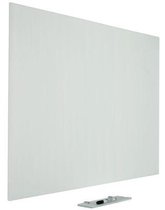 Glasbord Premium met onzichtbare ophang, wit 60x90 cm