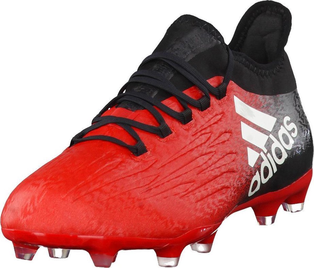 adidas X 16.2 FG Voetbalschoenen - Maat 42 2/3 - Mannen - rood/zwart |  bol.com