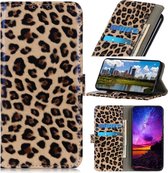 Panter luipaard agenda case hoesje Telefoonhoesje geschikt voor Samsung Galaxy A10