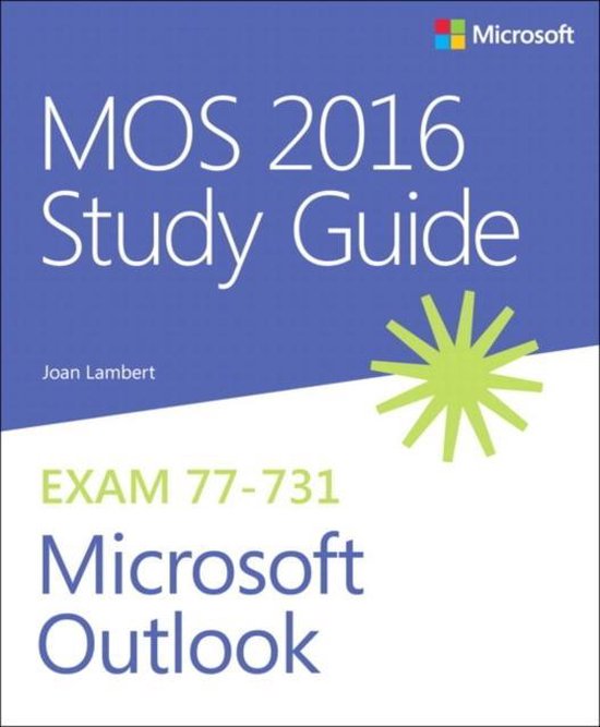 MOS 2016 Study Guide for Microsoft Outlook - cover