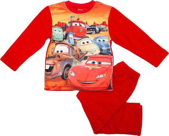 Disney Cars Jongens Pyjama - Rood - Maat 104/110 | bol.com