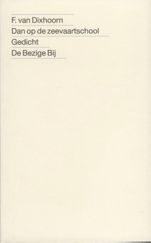 Cover van het boek 'Dan op de zeevaartschool' van F. van Dixhoorn