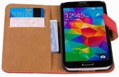 Movizy lederen wallet standcase Samsung Galaxy S5 - rood