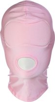 Banoch - Mask/1 hole Pink - Spandex Masker - BDSM - Roze