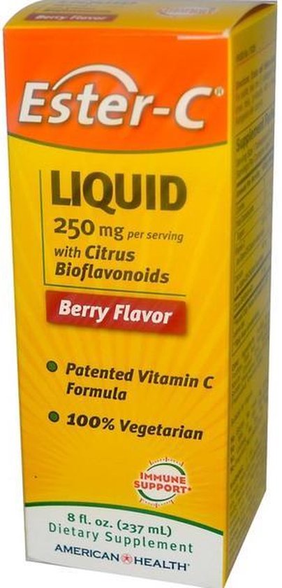 bol.com | Vloeibare Ester-C met Citrus-bioflavonoïden en bessensmaak (237  ml) - American Health