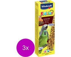 Vitakraft Papegaai Kracker - Vogelsnack - 3 x 2 stuks African