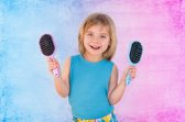 Yaybrush!- Haarborstel - Antiklit - Alle haartypes- Krullend, dik of stijl haar - Ideaal voor kinderen-  Geen klitten meer - Duits design
