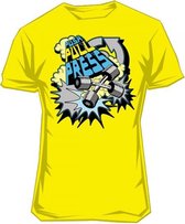 Scitec - Tee - T-Shirt - korte mouw - Push Pull Press - XXL - Geel