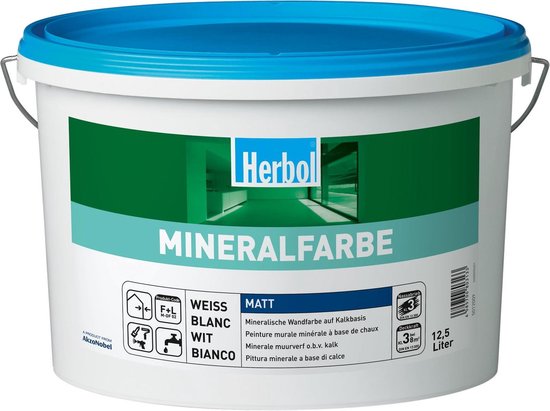 Verhandeling Auto kofferbak Herbol minerale verf 12,5 liter Wit | bol.com
