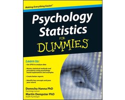 Omslag van Psychology Statistics for Dummies