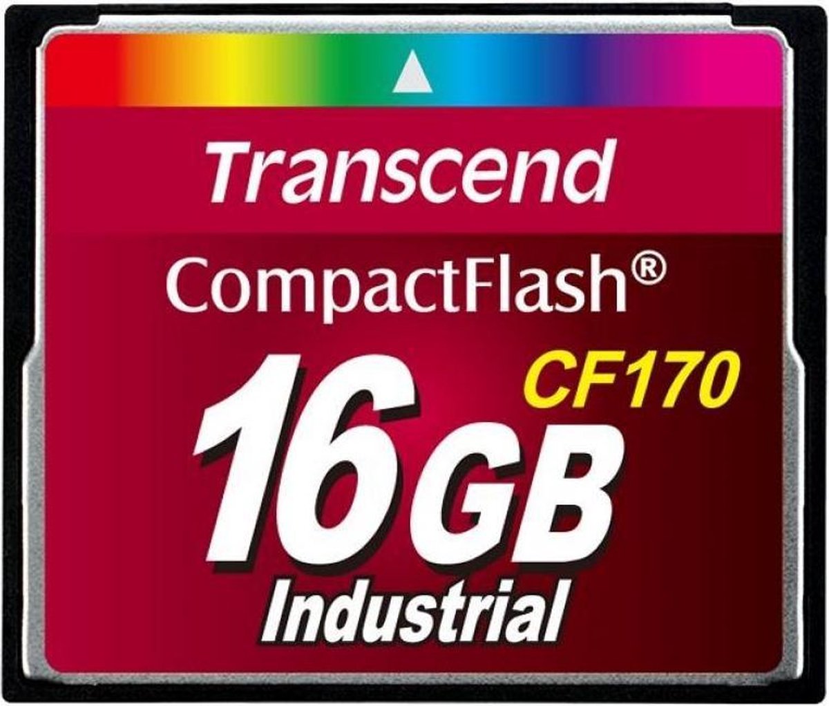 Transcend CF170 Industrial CF-kaart – 16 GB