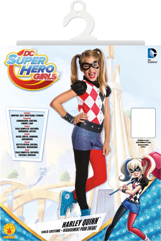 Rubie's Kostuum Shg Harley Quinn Meisjes Maat 140