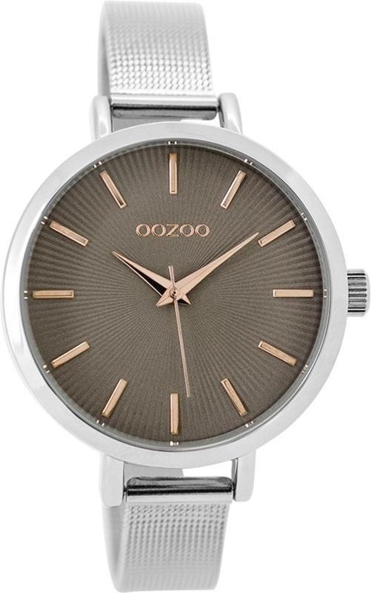 OOZOO Timepieces Zilver horloge (38 mm) – Zilverkleurig