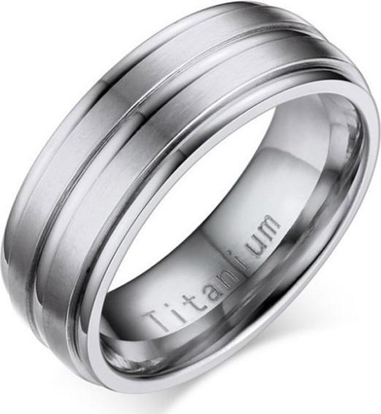 Titanium heren ring