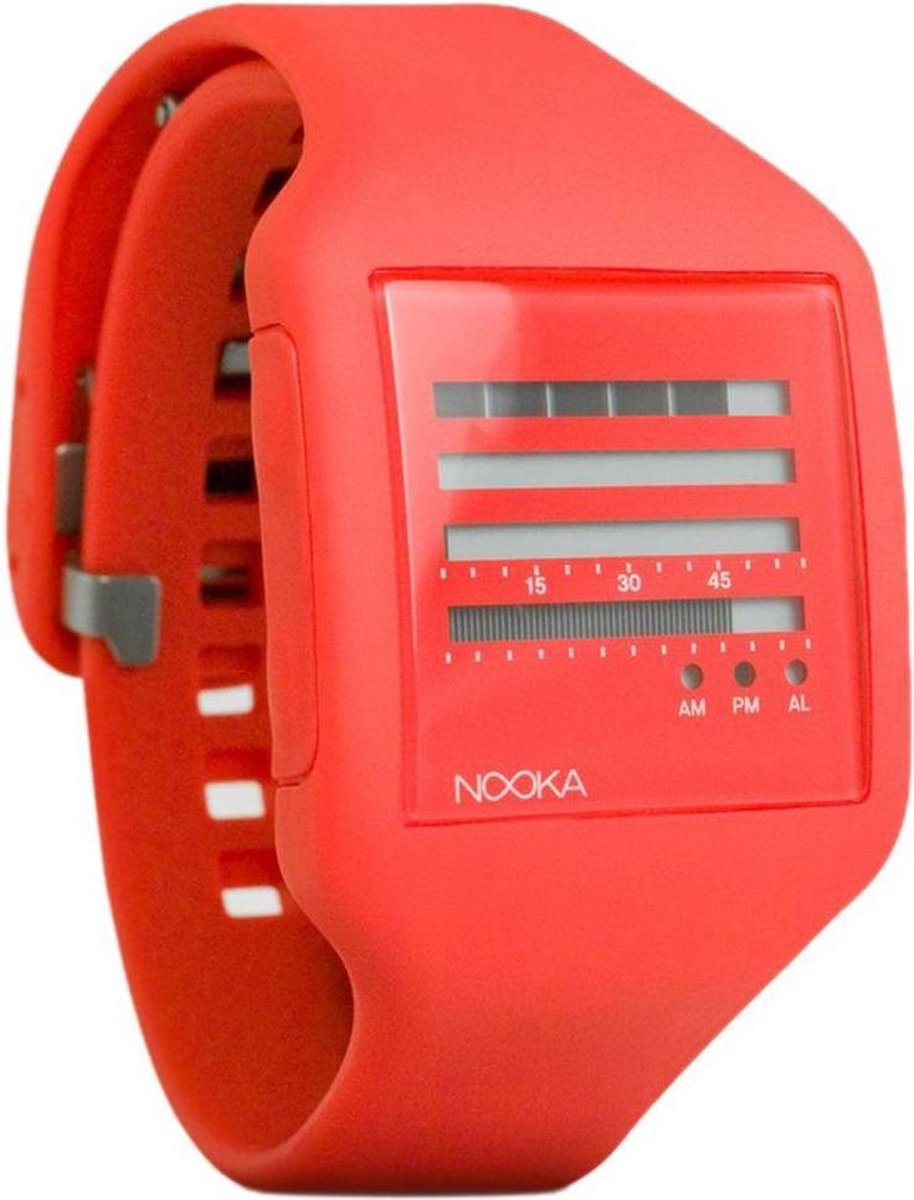 Nooka design horloge Zub zen h fire engine red