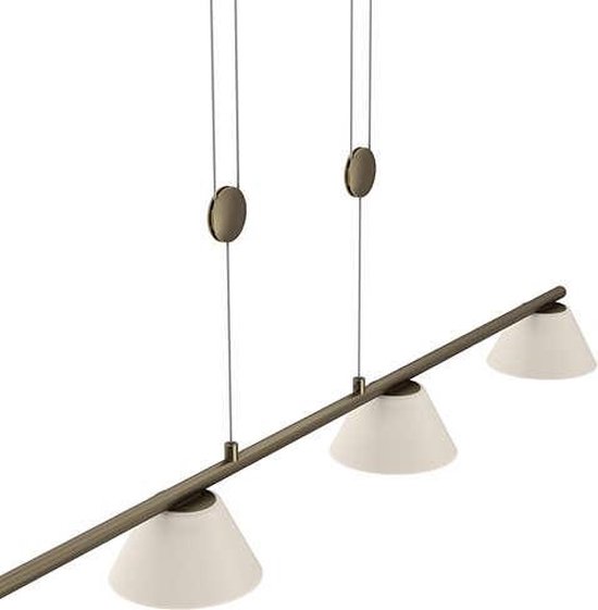 Philips MyLiving LED Pendelleuchte Vendee 4-flammig - Edelstahl/Weiß, Dimmbar