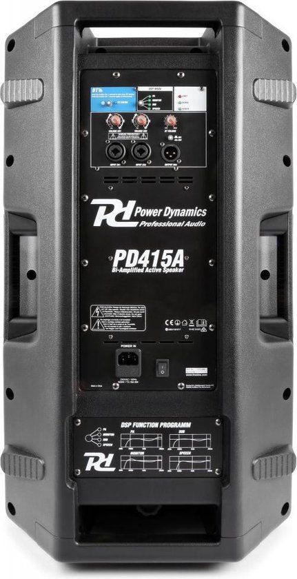 Power Dynamics PD415A Pro speakerset met 2 statieven - Power Dynamics