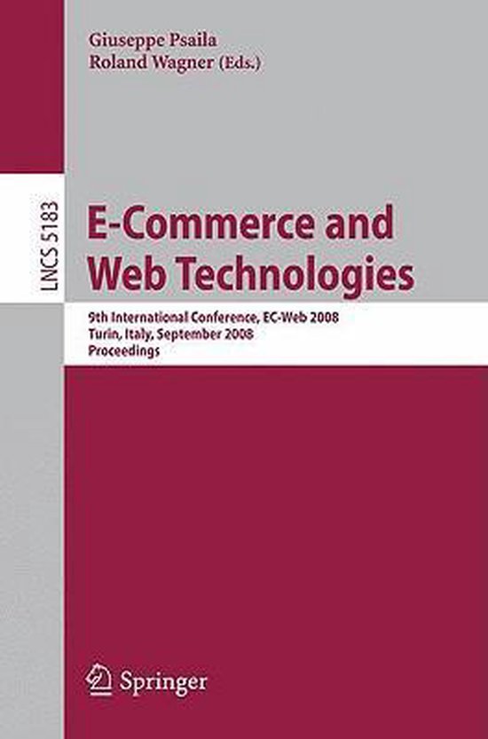 E-Commerce and Web Technologies - cover