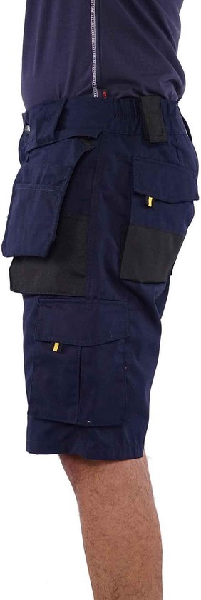 STØRVIK Job Pantalon de travail Court Homme - Taille 3XL - Bleu foncé