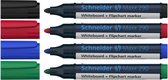 Schneider whiteboardmarker - Maxx 290 - ronde punt - 4 stuks assorti - voor whiteboard en flipover - S-129094