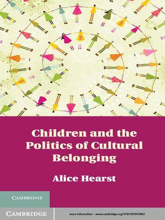 Children and the Politics of Cultural Belonging - cover