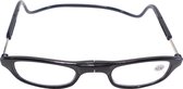 Clipyreader Magnetische leesbril - Zwart +1,00