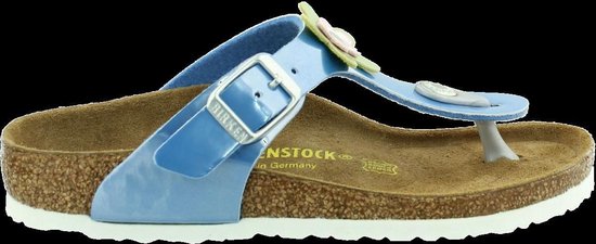 Birkenstock Gizeh Lack - Slippers - Kinderen - Blauw - Maat 31