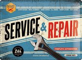 Wandbord - Service & Repair -30x40 cm
