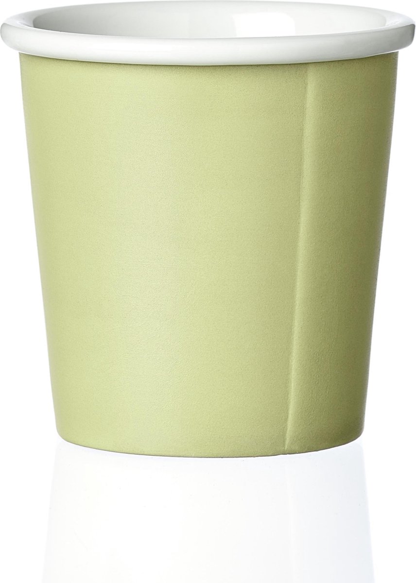 Viva Scandinavia Papercup Anna - Keramiek - 80 ml - Spring Leaf