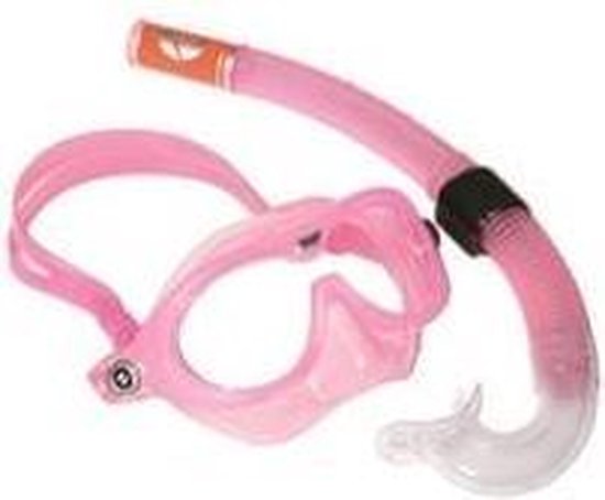 Aqua Lung Sport Reef + Snorkel - Snorkelset - Kinderen - Roze | bol.com