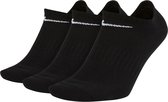 Nike Everyday Lightweight No-Show Sokken Sokken - Maat 46-50 - Unisex - zwart/wit