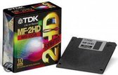 1x10 TDK Disketten 3,5  HD Geformatteerd