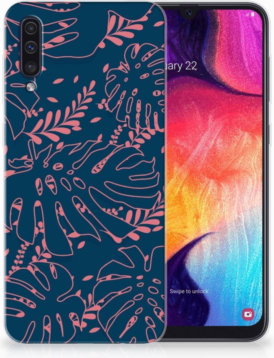 Samsung Galaxy A50 TPU Case Palm Leaves