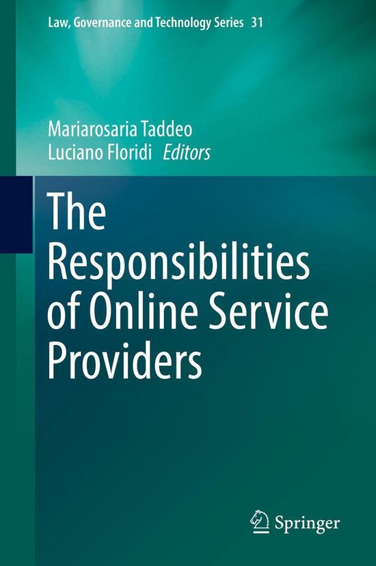 Law, Governance and Technology Series 31 - The Responsibilit ... - cover