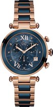 Gc Watches - Y05009M7 - Horloges - Dames -  RVS - Blauw/ Rosékleurig -  36,5 mm