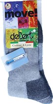 DeBert | 3 Pack | Coolmax Allround SportSok | Naadloos | Grijs | Maat 35-38