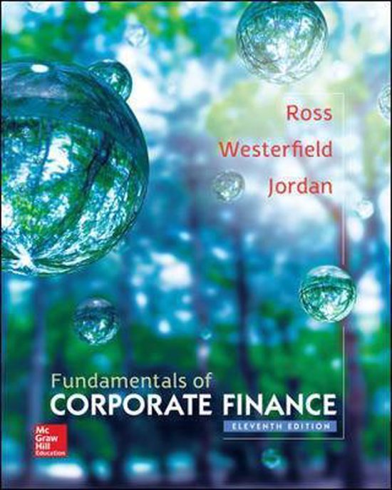 Corporate Finance, Ross - Solutions, summaries, and outlines.  2022 updated